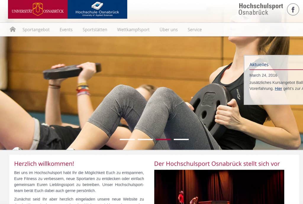 Zentrum für Hochschulsport & Hochschulsport Osnabrück